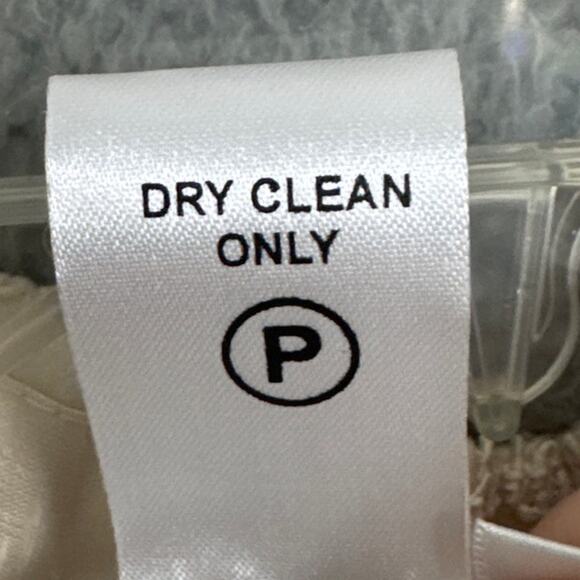 Vintage Silk Lattice Lace Jacket Off White Size L Cottagecore Grandmacore Boho - Picture 8 of 10